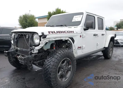 2021 Jeep Gladiator Rubicon 4X4 z USA, uszkodzony, nr VIN 1C6JJTBG8ML590022